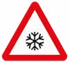 Referencia visual: conducir con nieve o hielo